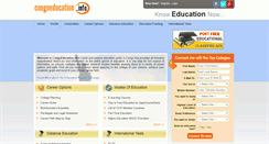 Desktop Screenshot of congoeducation.info